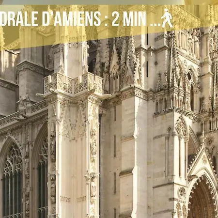 Les Perles Amienoises-Suite Luxe Centre-Parking Daire Amiens