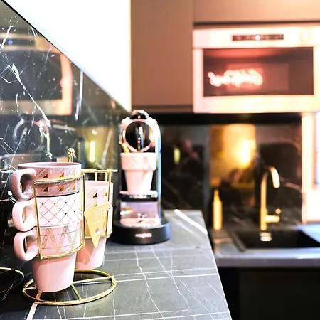 Daire Les Perles Amienoises-Suite Luxe Centre-Parking