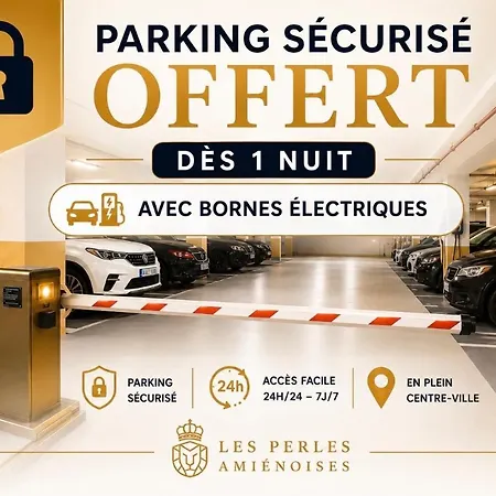 Апартаменты Goldpearl En Hypercentre Pres De La Gare Avec Parking Амьен